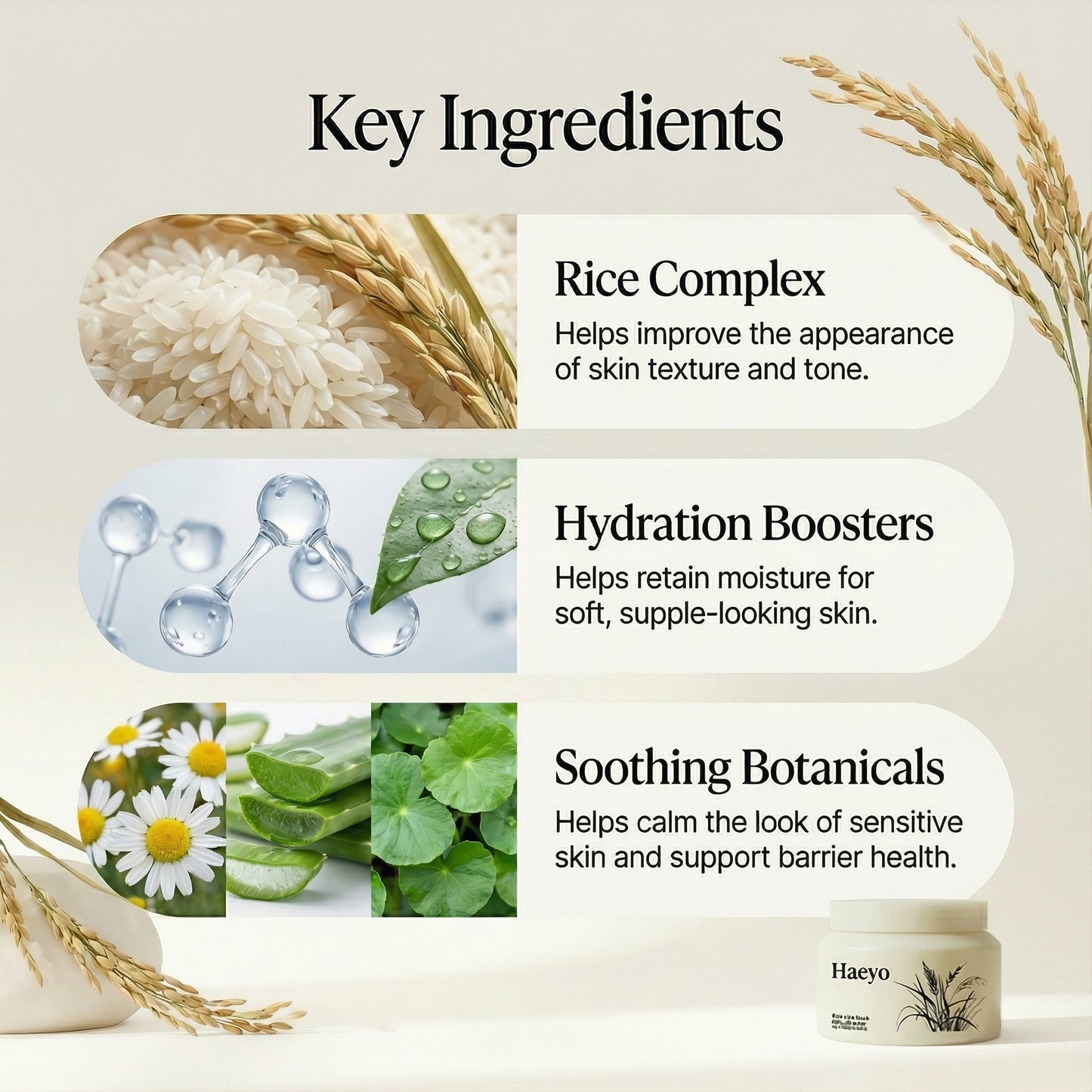 Haeyo® Rice Glow Mask