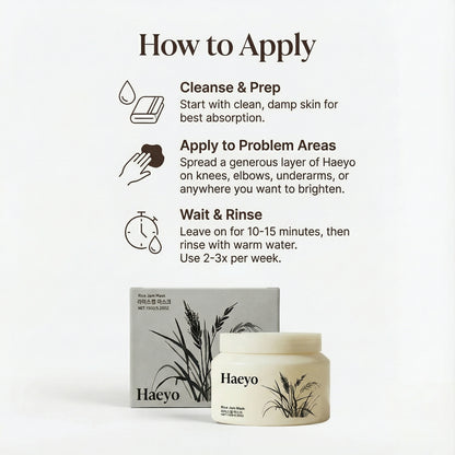 Haeyo® Rice Glow Mask